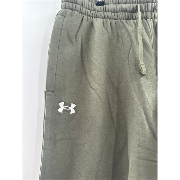 $55 Under Armour Men's Rival Fleece Joggers Size Large, Color:Marine Green NWT.. - Picture 4 of 16